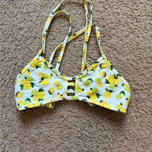 Jolyn Clothing Lemon Print Bikini Top (Limited Edition)